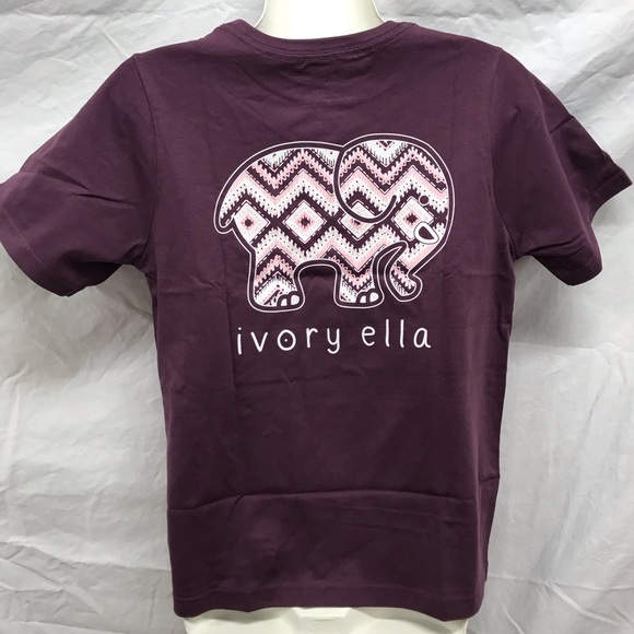 ivory ella Royal Purple Painted Chervron - Picture 2 of 4